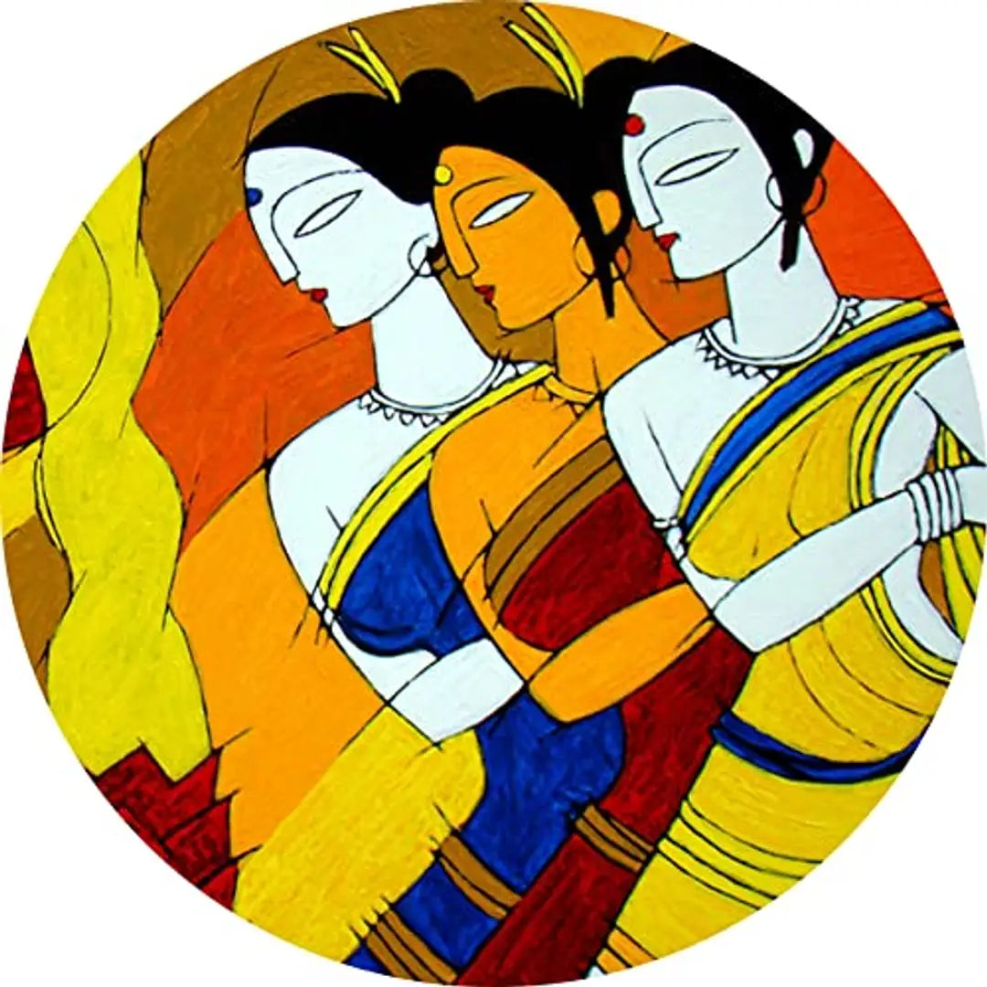 Kartik? Digital Print 3 Panel Wall Decor Wall Art Painting for Home, Office Gift (11 x 11 inches)