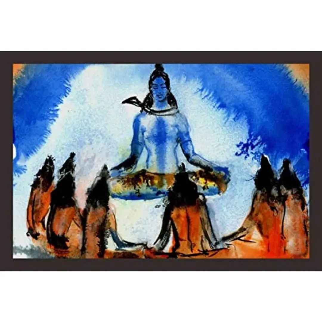 Mad Masters Adi Yogi Shiva Wall Art Paintings